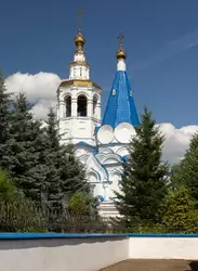 Владимирская церковь и надвратная колокольня с церковью Михаила Архангела Зилантова монастыря