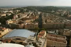 Панорама Рима с купола собора св. Петра