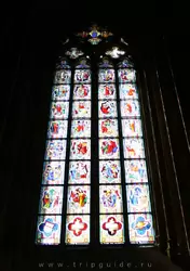 Витражные окна в Кёльнском соборе