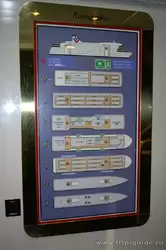 Схема палуб парома Tallink Romantika