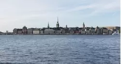Фото Старого города Стокгольма с воды