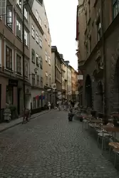Улица в Старом городе Стокгольма