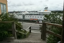 Деревянная лестница в Стокгольме