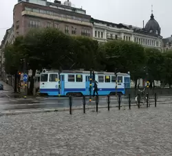 Единственная линия трамвая в Стокгольме