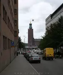 Вид на Стокгольмскую ратушу
