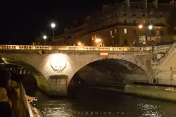Мост Saint-Michel в Париже