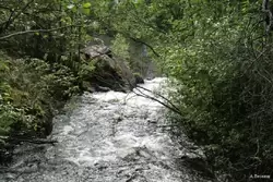 Река Суна близ водопада Кивач