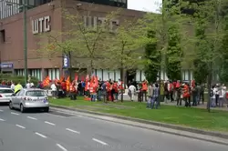 Первомайская демонстрация в Брюсселе