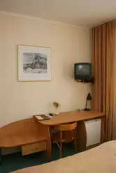 Стандартный двухместный номер в гостинице Волхов в Великом Новгороде