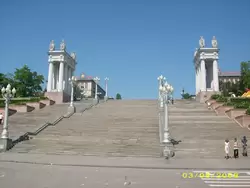 Волгоград, центральная лестница набережной