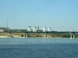 Волгоград, вид с левого берега Волги