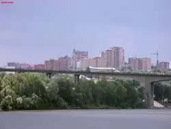Мост через реку Белая в Уфе